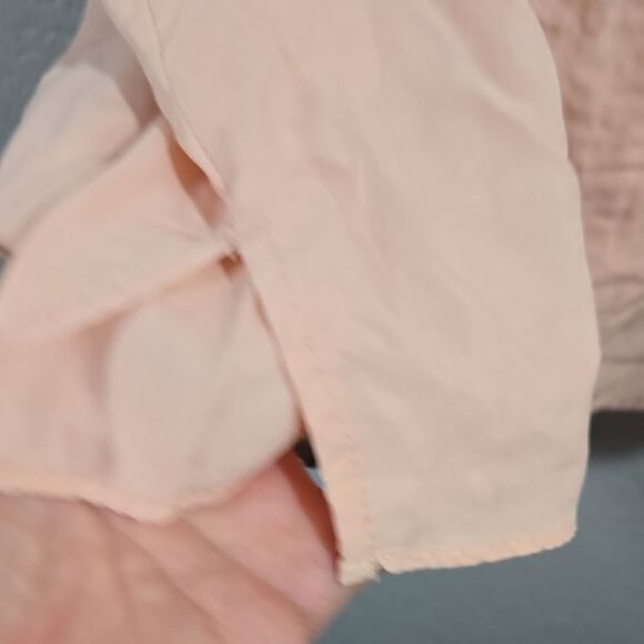 Silky Soft Women's Plus 18/20W Lace Trimmed Cami Peach Camisole V-Neck Top 2XL - Picture 4 of 10